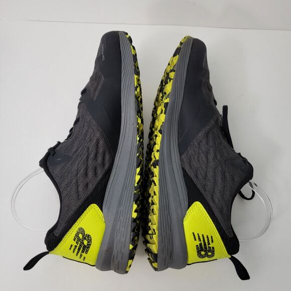 NEW BALANCE Nitrel V3 Trail Shoes Mens 12 Black Yellow MTNTRCS3 Hiking Outdoors - Picture 6 of 14